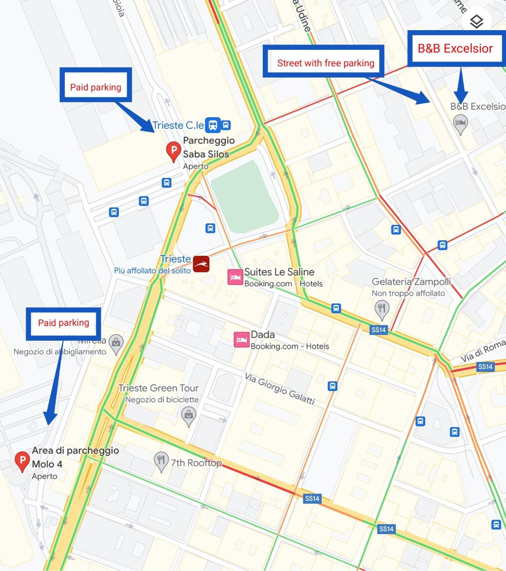 B&B Excelsior Triest Zewnętrze zdjęcie